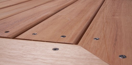 mahogany decking