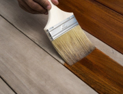 using oil on mahogany deck