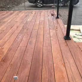 Mahogany-decking-with-glass-railing-ontario-supplier-green-world-lumber